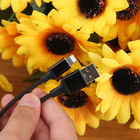 Nylon flocht 1.2M Magnetic Mini Usb Charging Cable